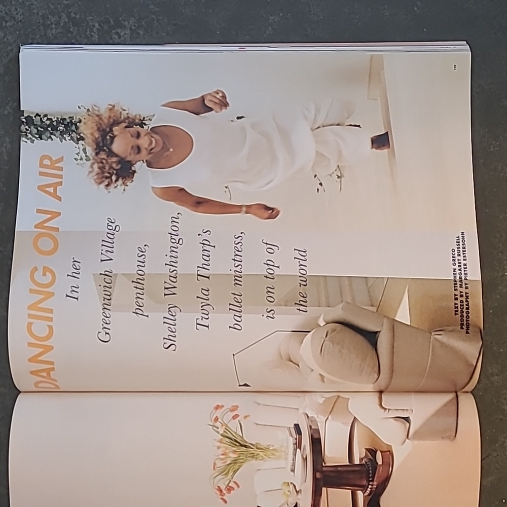 VINTAGE AUGUST/ SEPTEMBER 1996 ELLE DECOR MAGAZINE - Picture 7 of 9